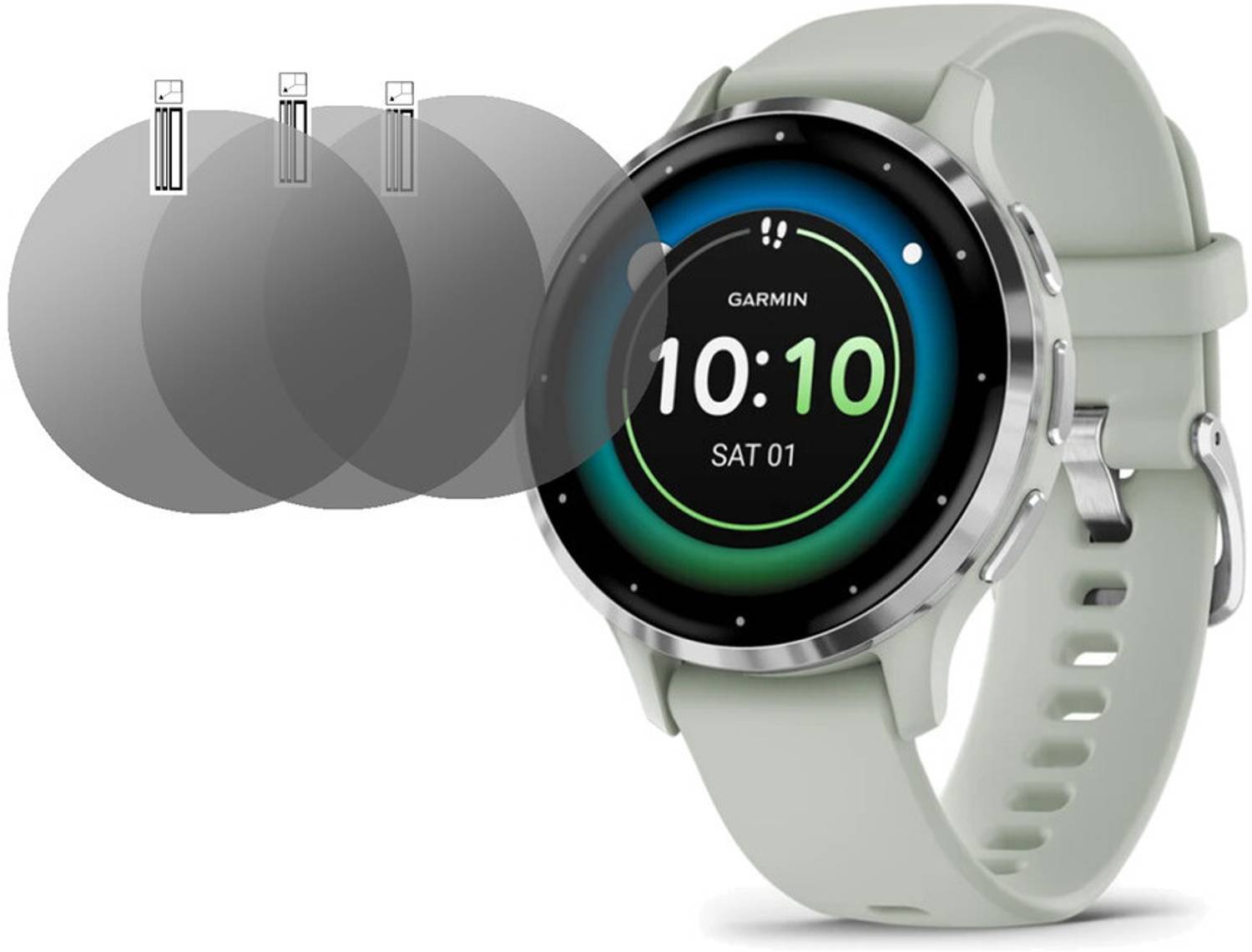 YCHROZE Screen Guard for GARMIN VENU 3S