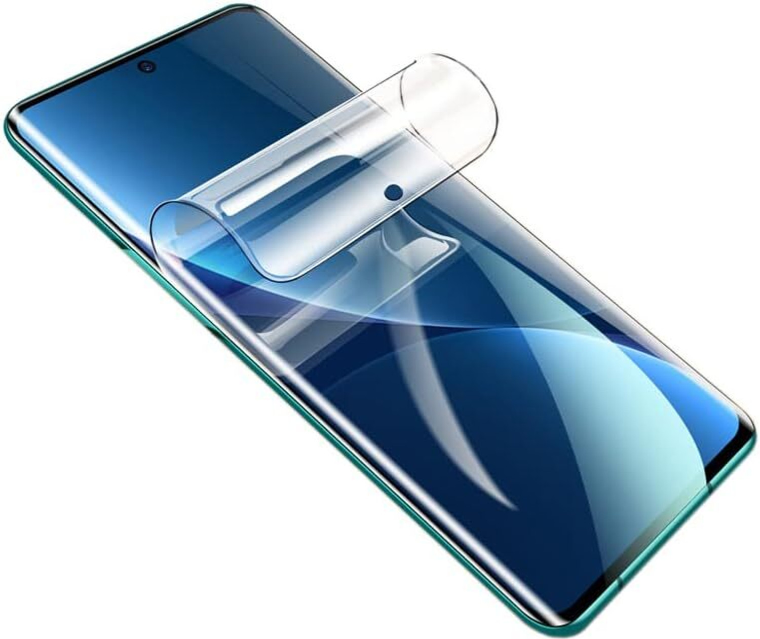 Image of FABEKEE Screen Guard for Realme P2 Pro 5G Screen Protector Clear HD Hydrogel Transparent Soft TPU Protective Film Not Tempered Glass High Sensitivity