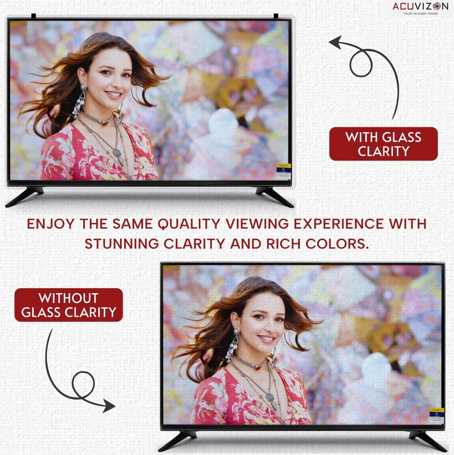 Image of ACUVIZON Screen Guard for LED TV 43''