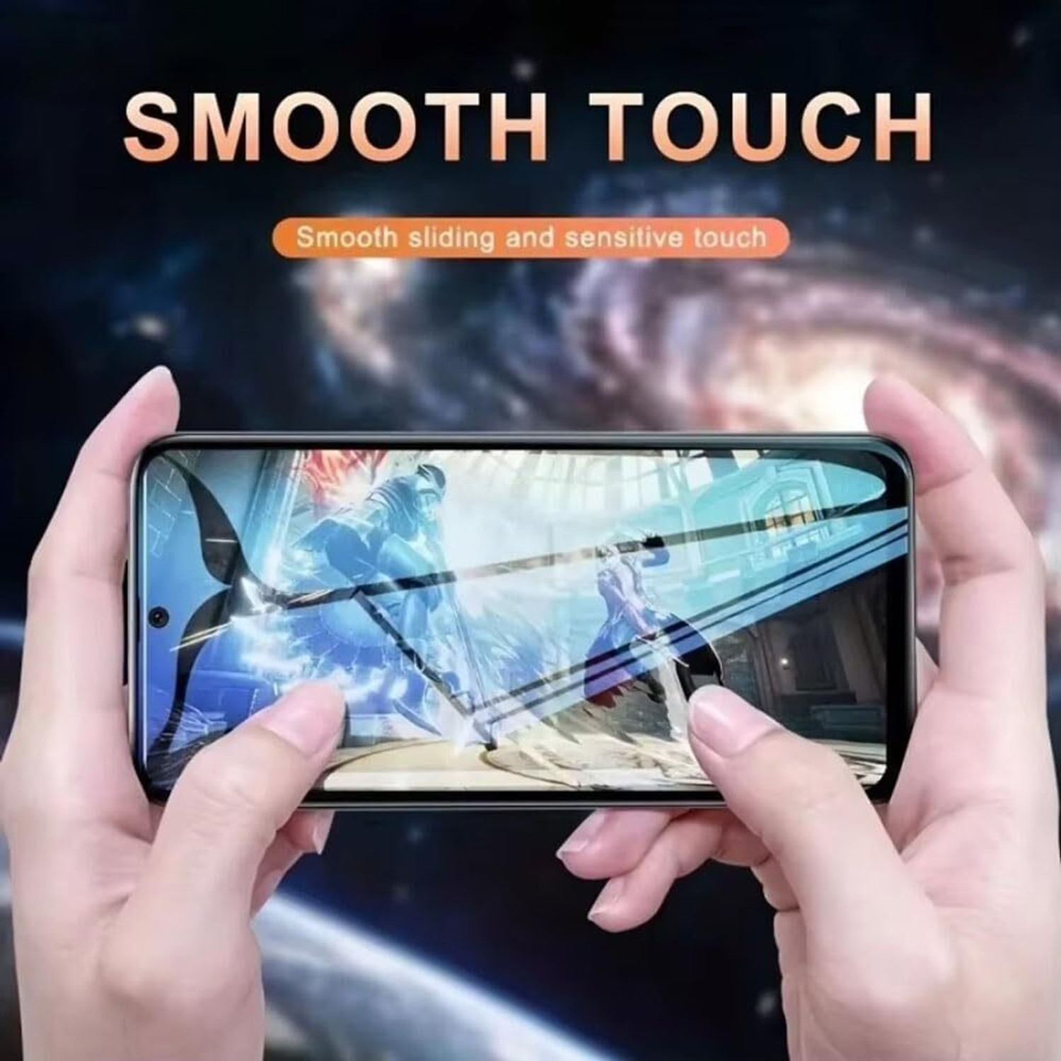 Image of FABEKEE Screen Guard for Realme P2 Pro 5G Screen Protector Clear HD Hydrogel Transparent Soft TPU Protective Film Not Tempered Glass High Sensitivity