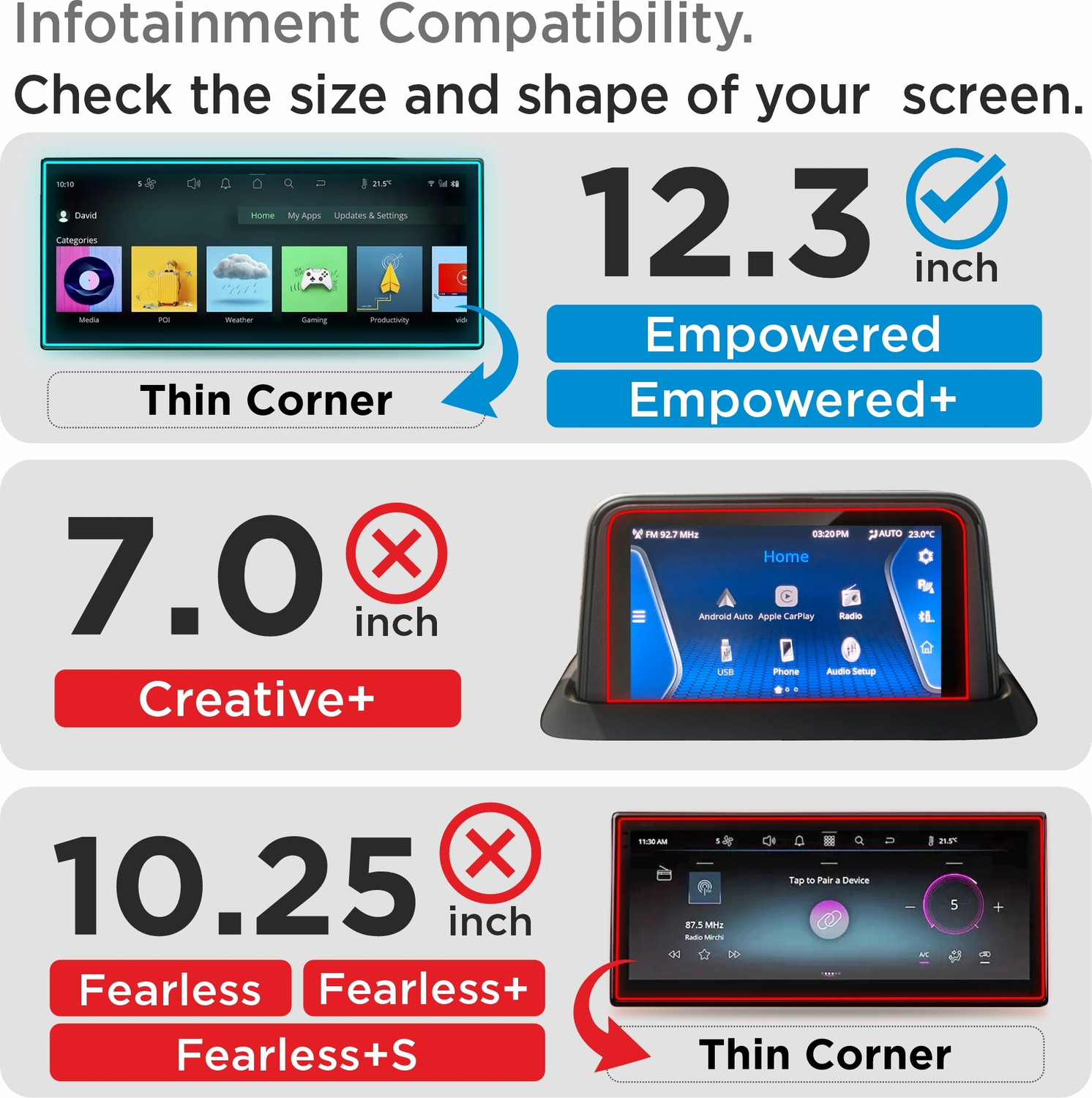 Image of spartan shield Screen Guard for TATA NEXON EV 2023 FACELIFT || 12.3 Inch Infotainment [Thin Bezel] + Steering Cluster Protector || Water Resistant || Empowered Empowered+ || Car Touch Screen Display Accessories 2024 [Not Tempered Glass]