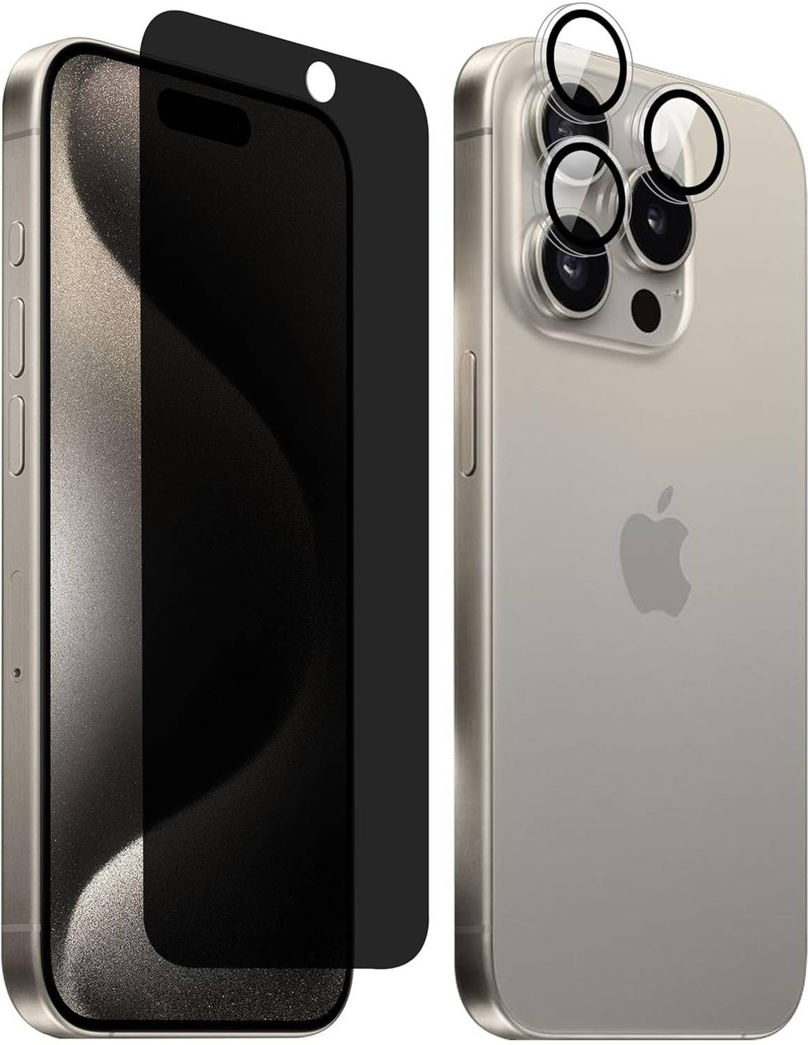 Vaku Luxos Screen Guard for Privacy Tempered Glass + Camera Lens