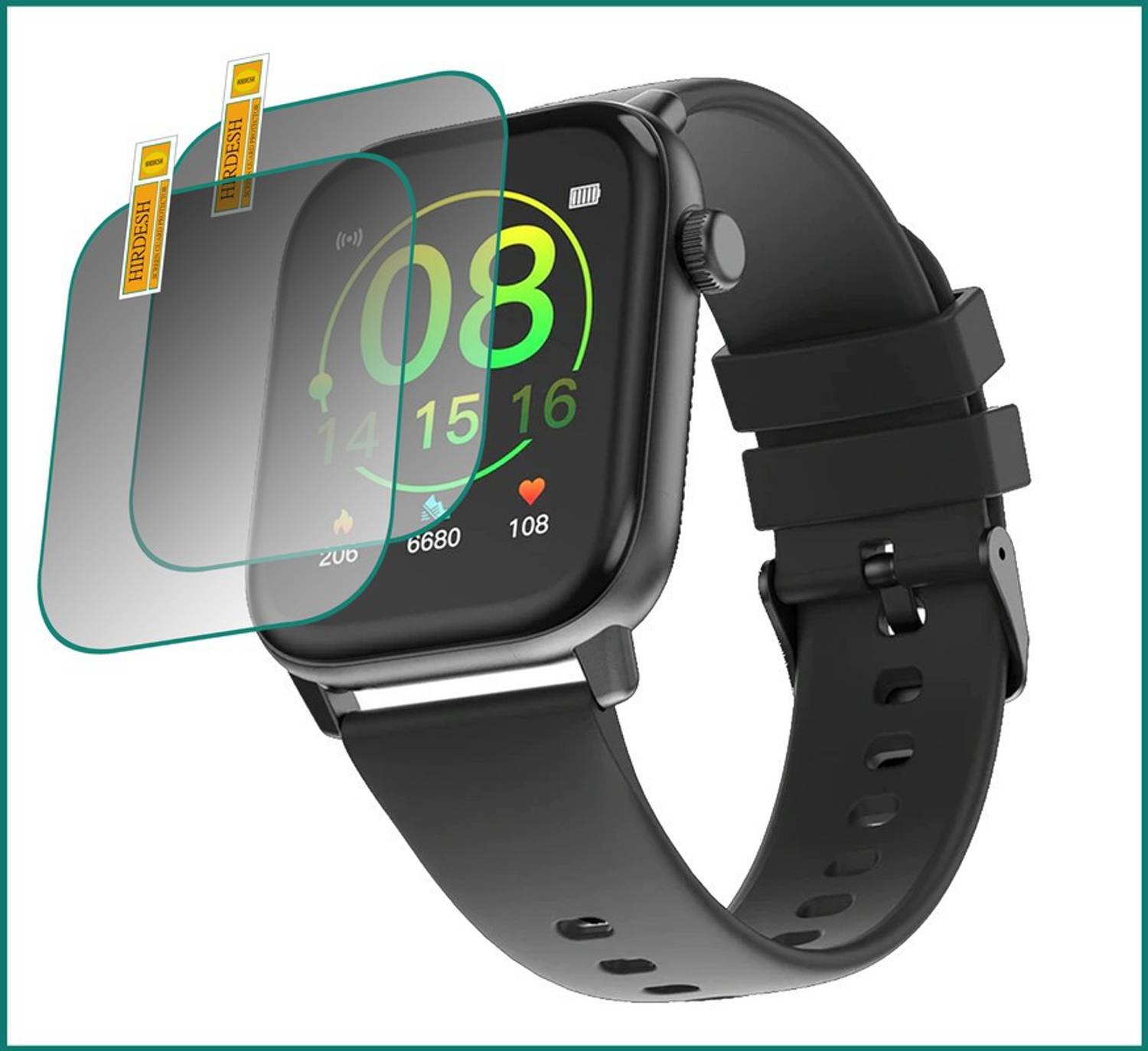 YCHROZE Screen Guard for Ambrane Fitshot Flex 1.69