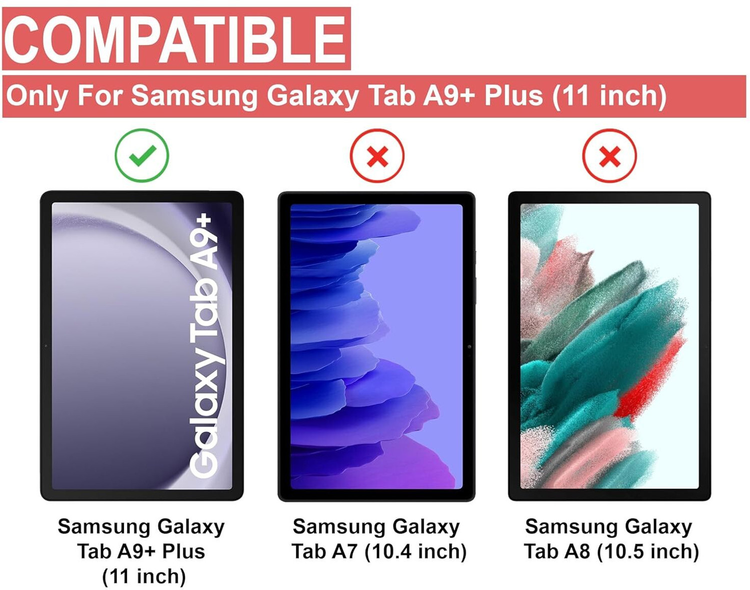 Image of Radhika ENT Screen Guard for Samsung Tab A9+ Plus (11 inch)