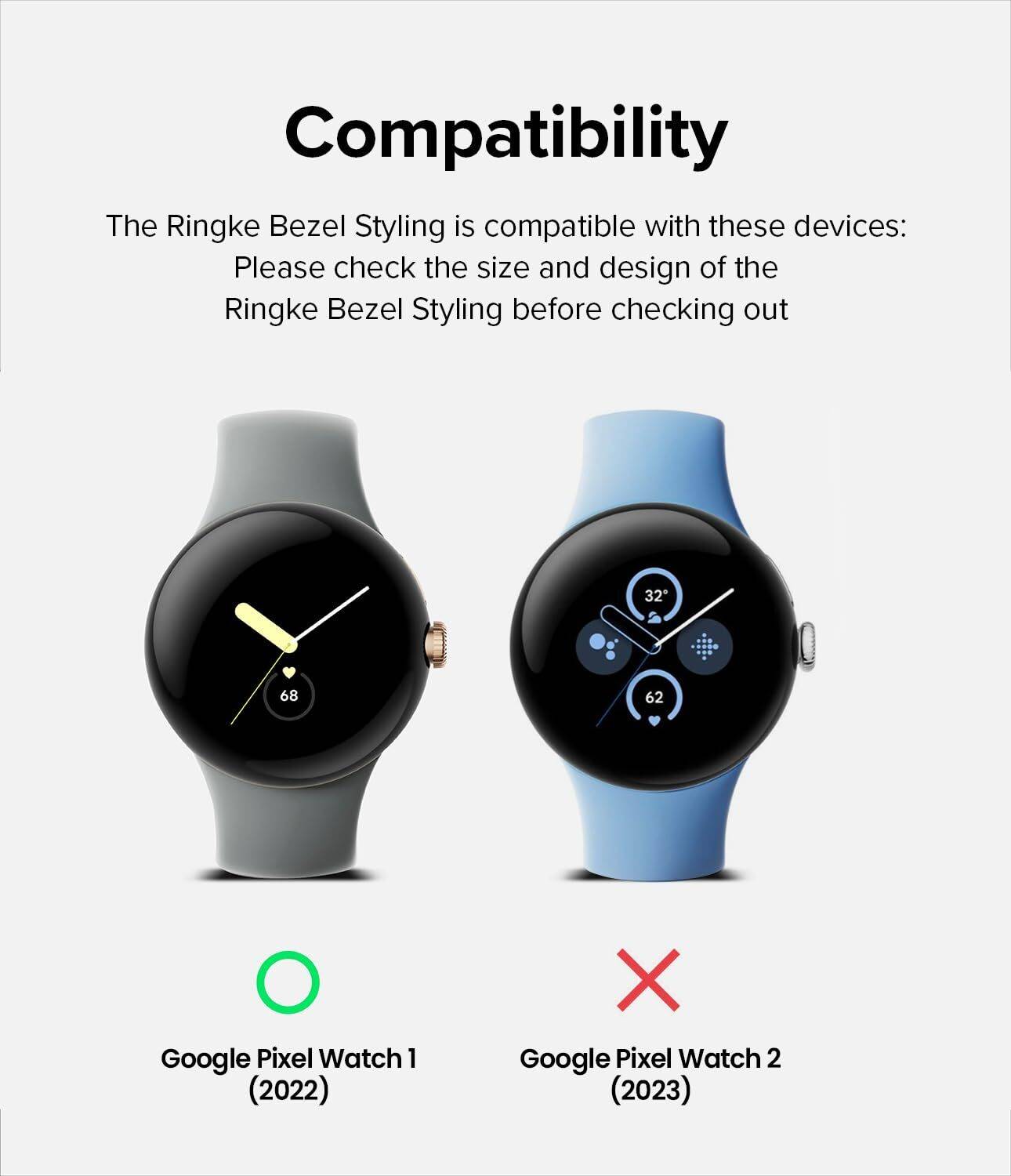 Ringke Screen Guard for Google Pixel Watch Pack of 1 - Image 2