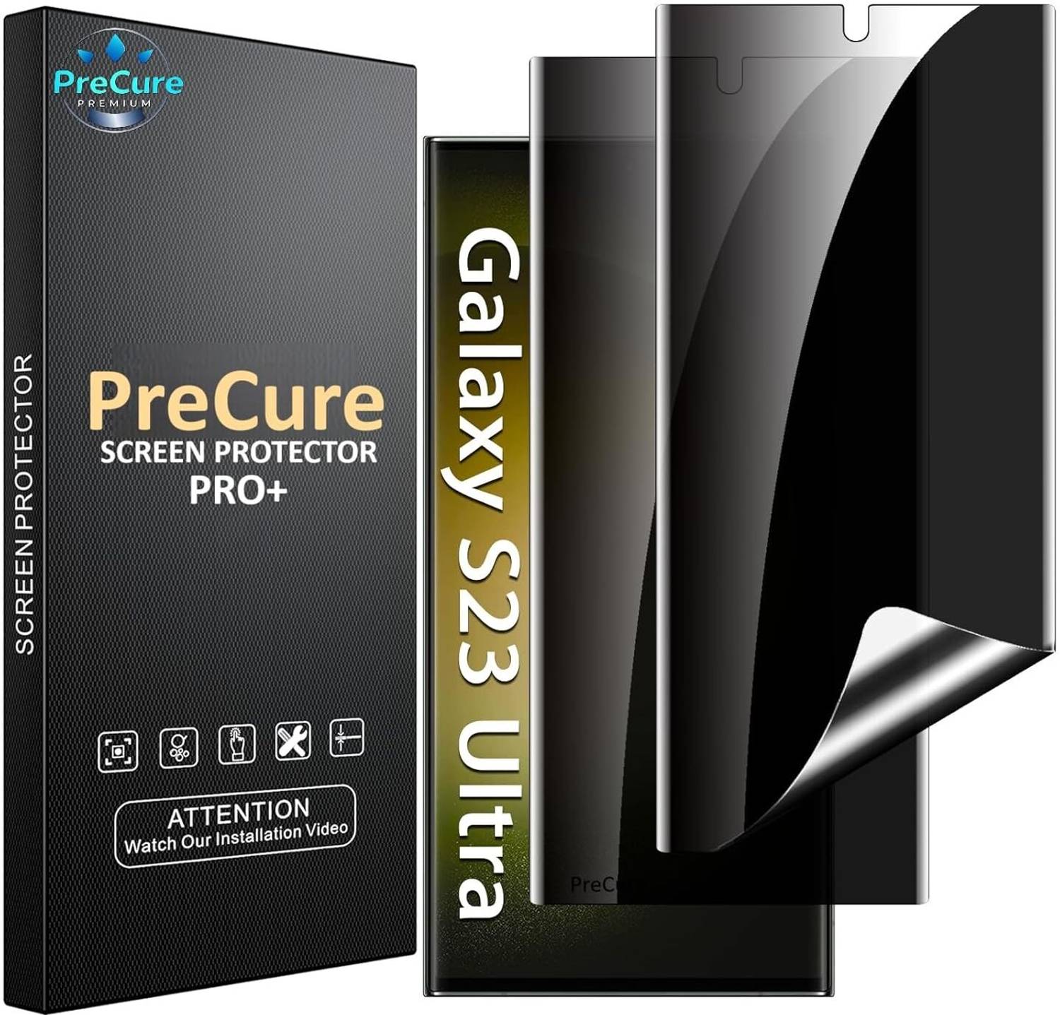 Precure Screen Guard for Samsung Galaxy S23 Ultra (Pack of 2)