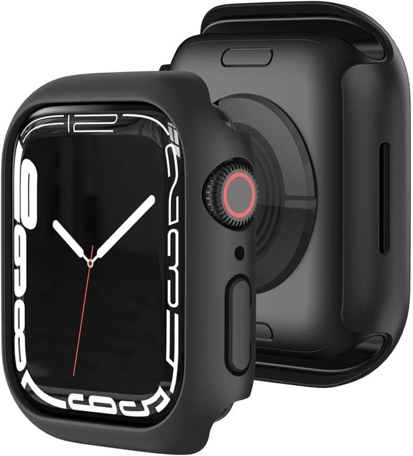 DPJ Screen Guard for Apple Watch 6/5/4/SE2/SE 44mm Bumper Case Cover Compatible with Black | Without Tempered Glass