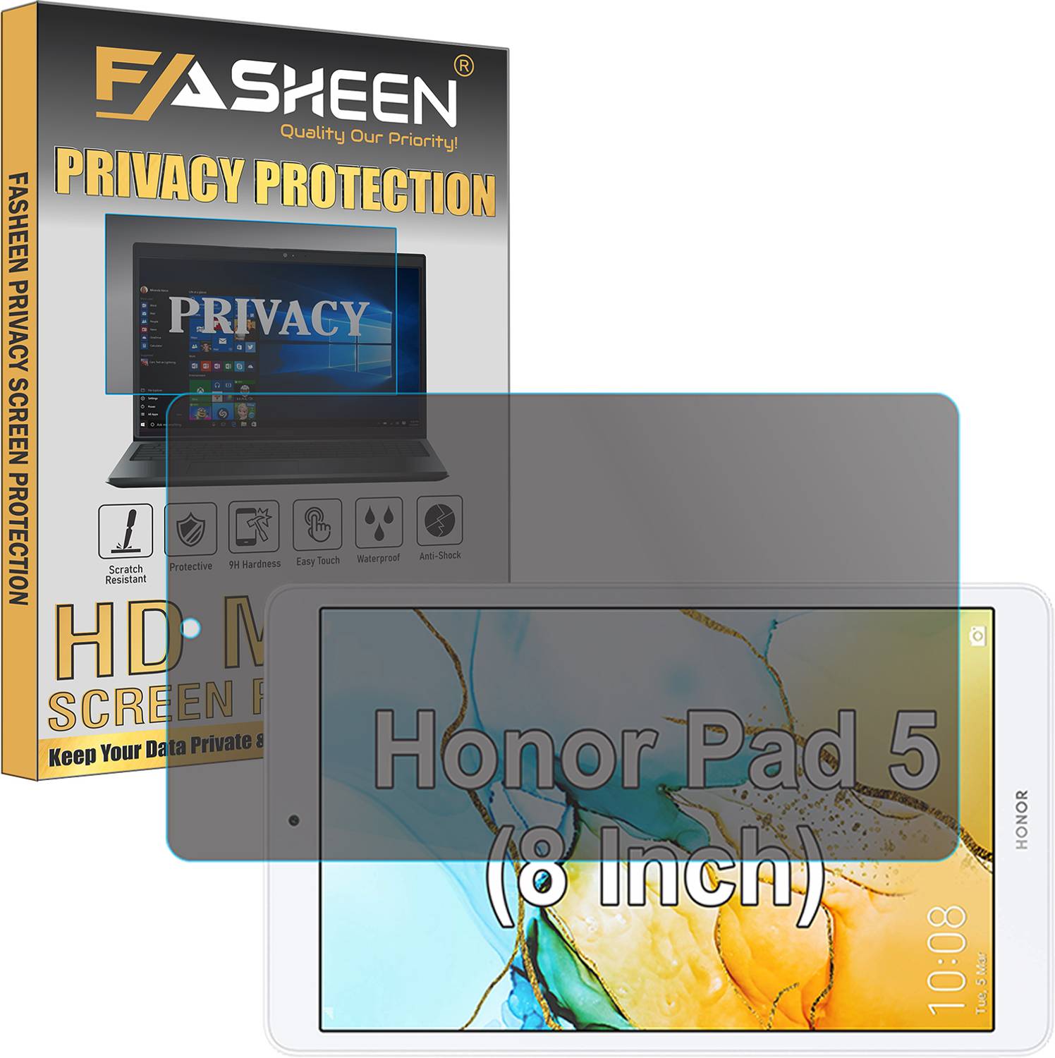 Fasheen Screen Guard for Honor Pad 5 Tab (8" Inch Tablet) ( Anti Peep Privacy Matte Finish)