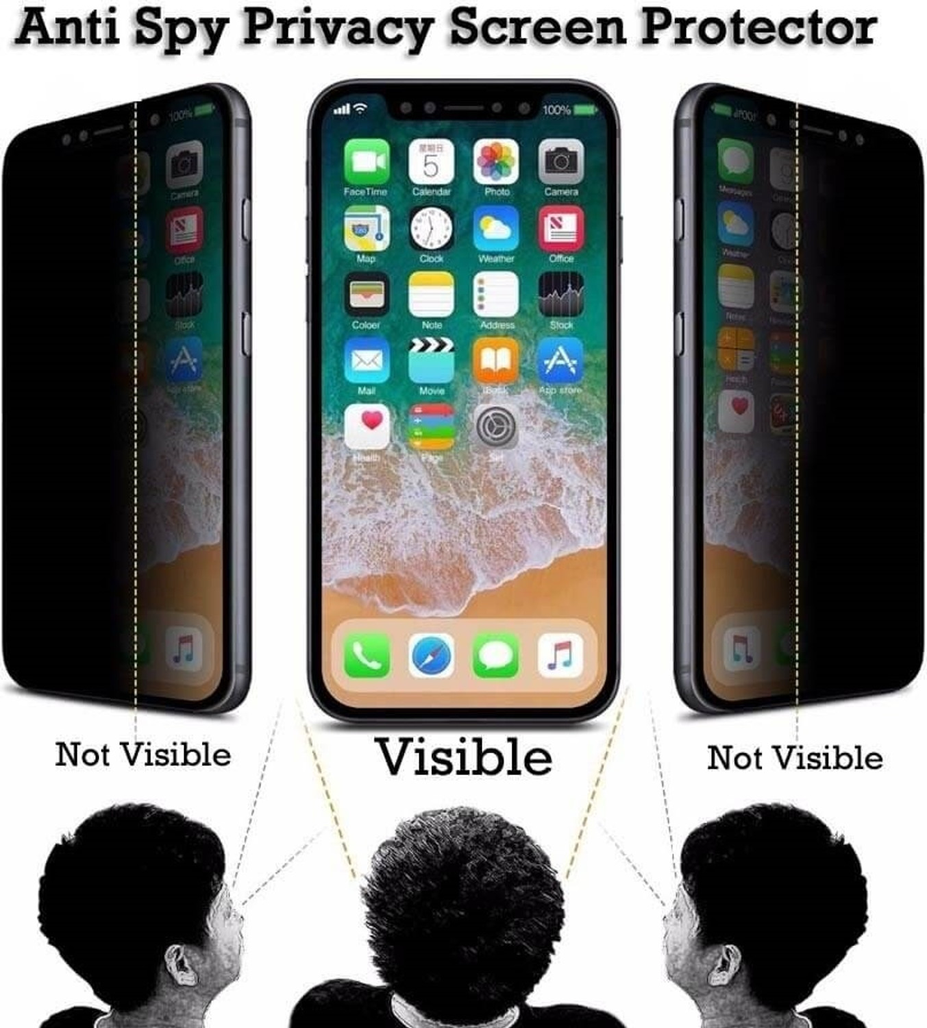 Image of HARVEEN Impossible Screen Guard for Campatible for Privacy-NOV23-Tecno Camon 21
