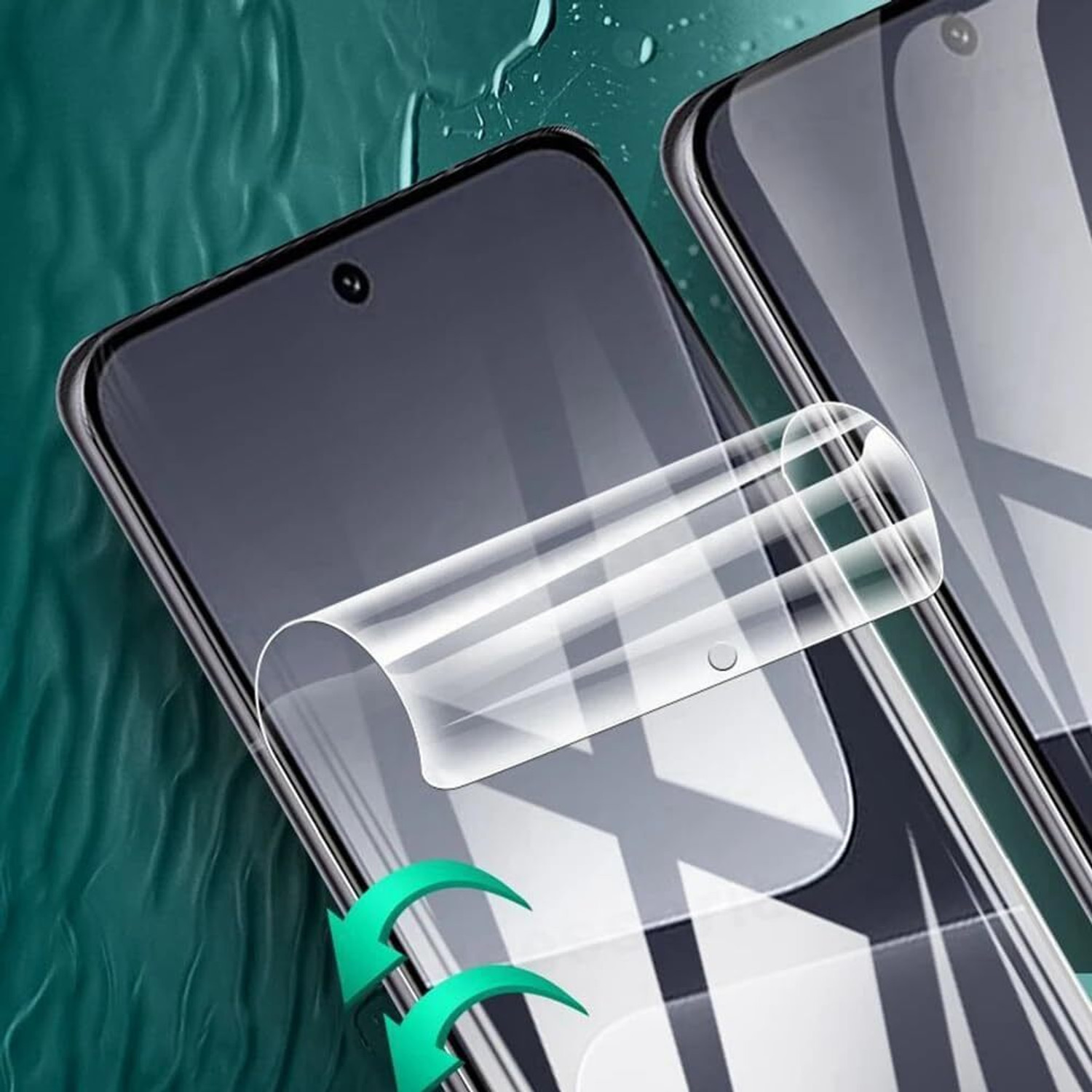 Image of FABEKEE Screen Guard for Realme P2 Pro 5G Screen Protector Clear HD Hydrogel Transparent Soft TPU Protective Film Not Tempered Glass High Sensitivity