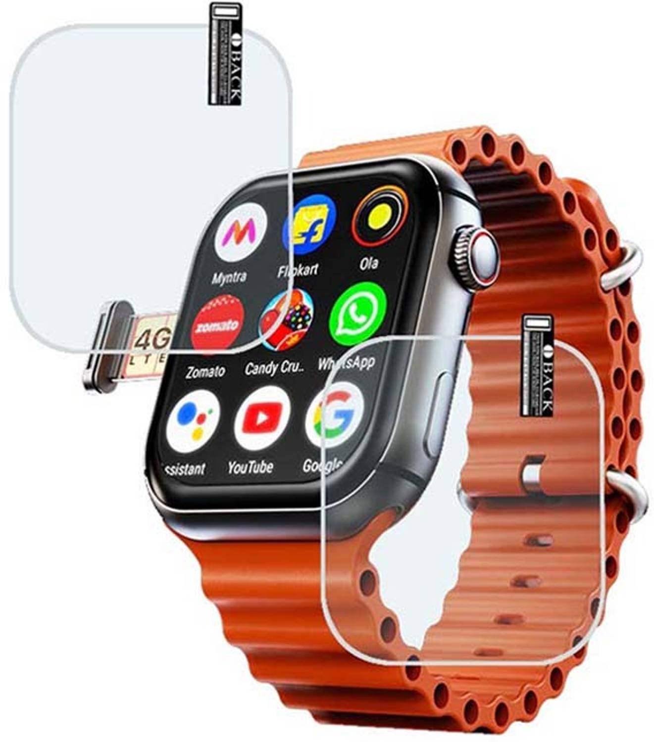 MOKPLZ Screen Guard for FIRE BOLTT DREAM SMARTWATCH (Pack of 2)