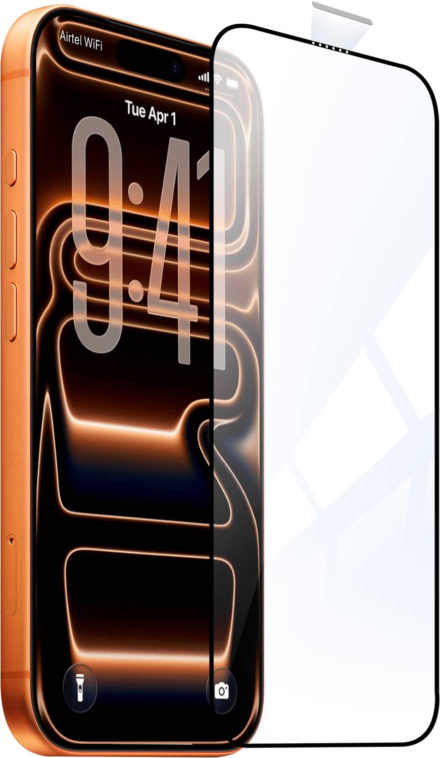 Vaku Luxos Screen Guard for iPhone 17 Pro Max Dustfilter Tempered