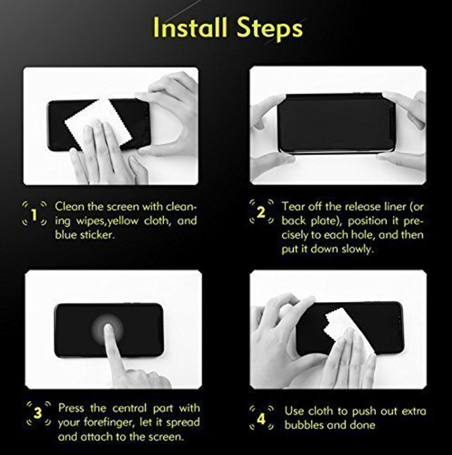 Image of NRSON Edge To Edge Tempered Glass for Lava storm lite, 5G with Easy Self Installation Kit