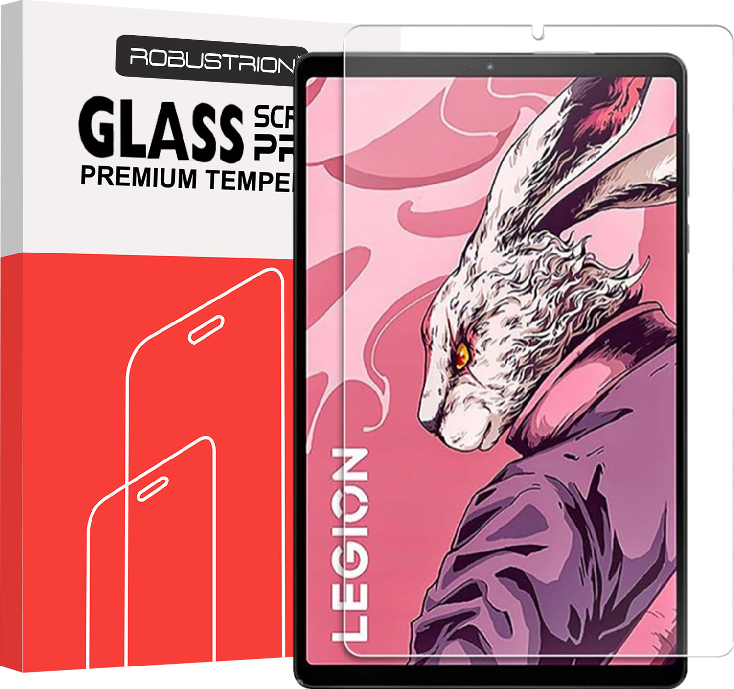 Image of ROBUSTRION Tempered Glass Guard for Lenovo Legion Tab 8.8 inch