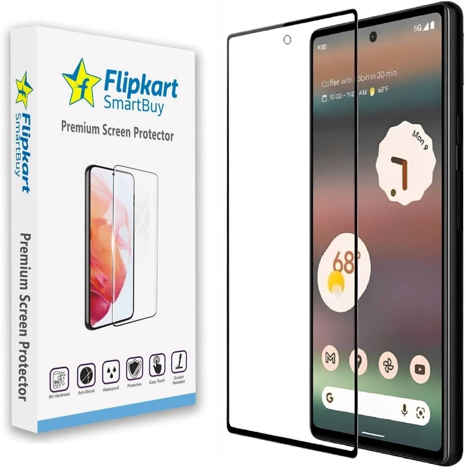 Flipkart SmartBuy Tempered Glass Guard for Google Pixel 8, with E