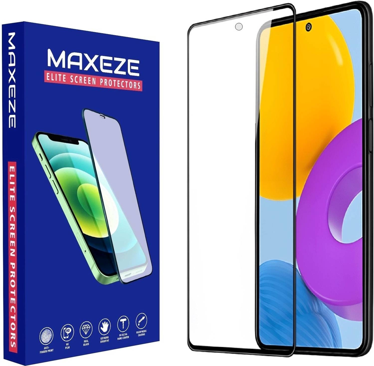 MAXEZE Tempered Glass Guard for Redmi Note 13 Pro, Redmi Note 13 Pro 5G