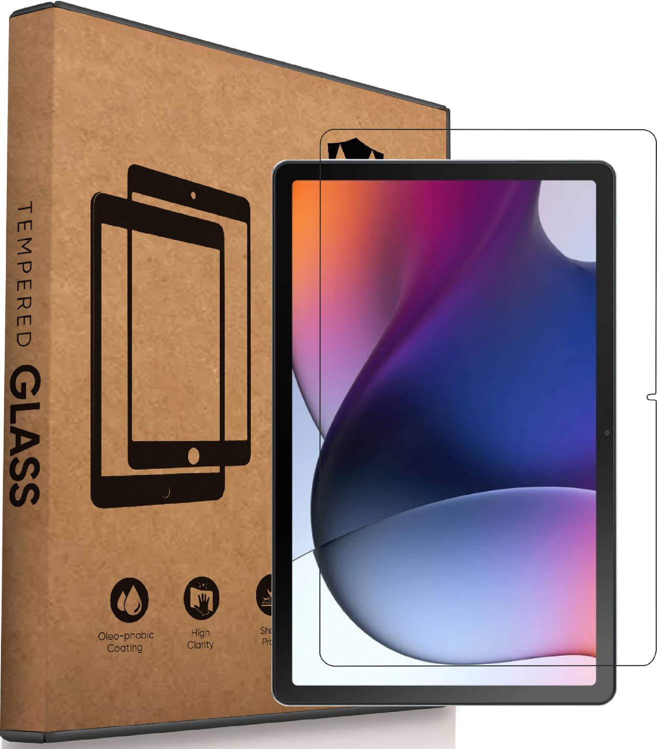 MOBIVIILE Tempered Glass Guard for Motorola Moto Tab G62