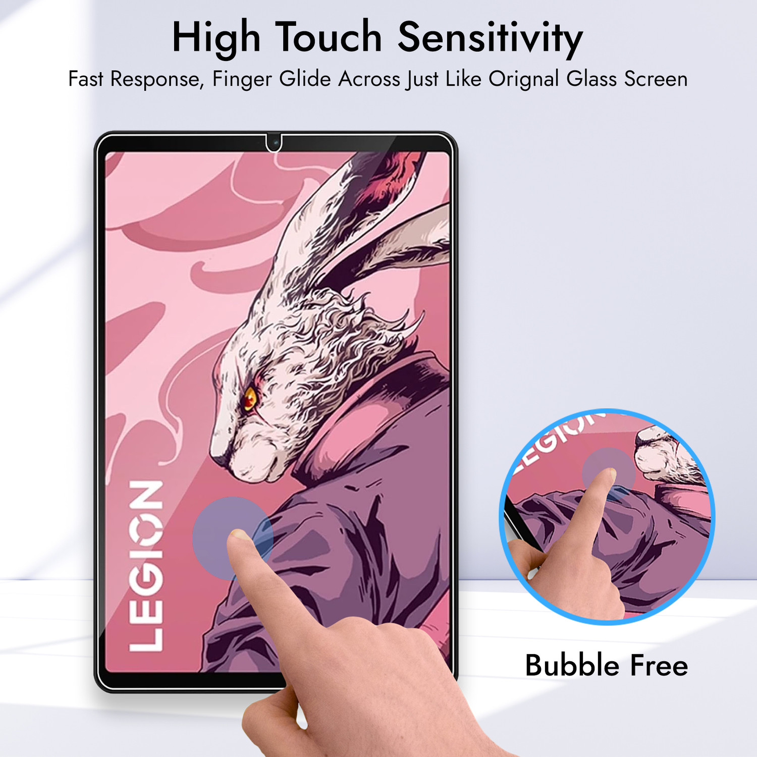 Image of ROBUSTRION Tempered Glass Guard for Lenovo Legion Tab 8.8 inch
