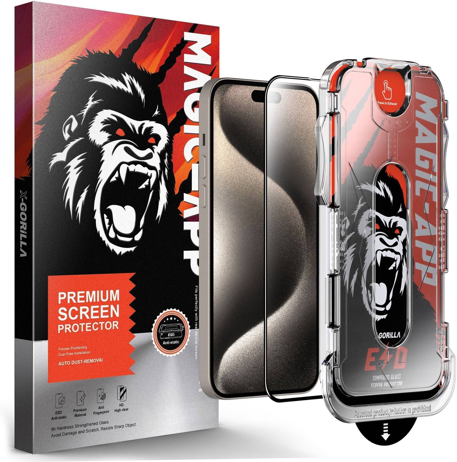 Martzilla Tempered Glass Guard for Apple iPhone 13, Apple iPhone