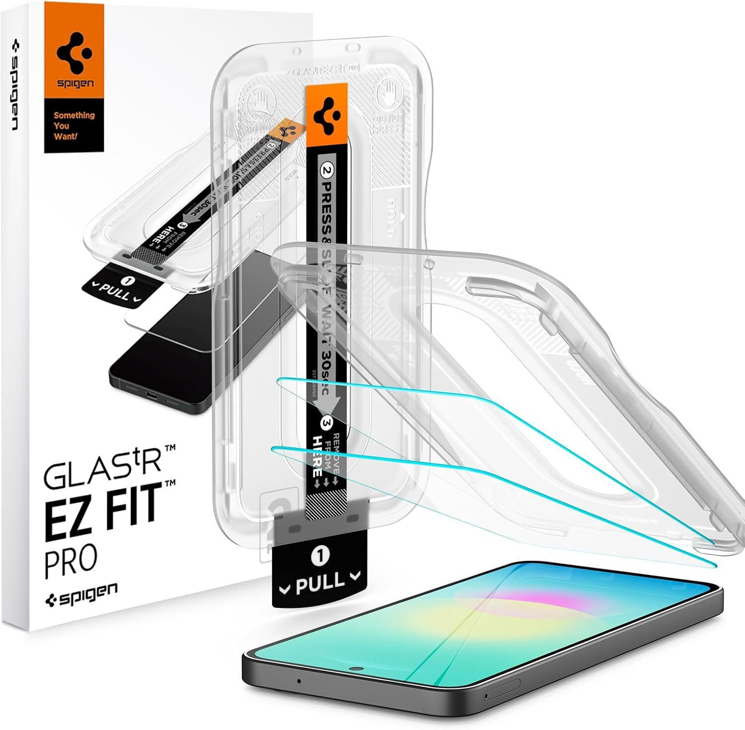 Image of Spigen Tempered Glass Guard for Galaxy A27 5G, Galaxy M47 5G, Galaxy F70 Pro 5G