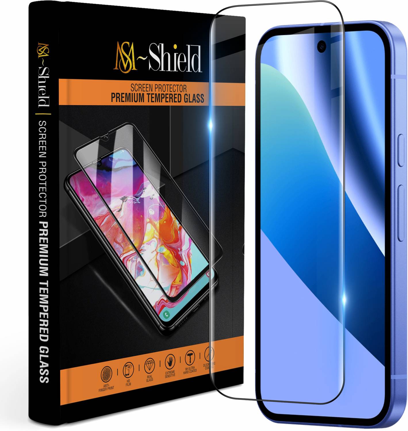 MS-Shield Tempered Glass Guard for Google Pixel 10A 5G, Advanced HD+ Gorilla Glass Protection | 9H Hardness, Bubble-Free & Edge-to-Edge Coverage