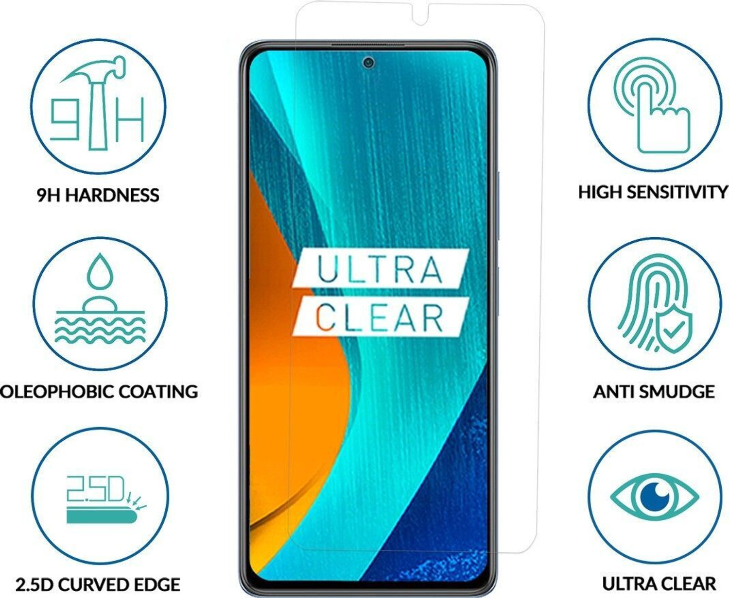 Image of Sprig Tempered Glass Guard for Poco F4 5G, POCO F4
