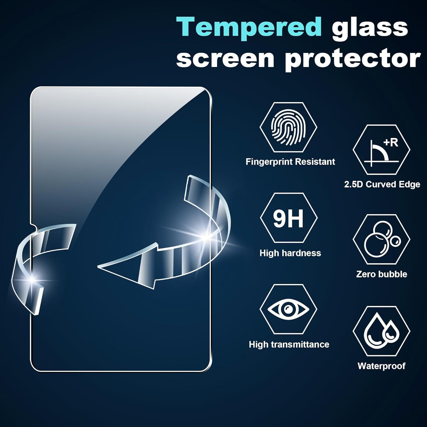 Image of COVER CAPITAL Tempered Glass Guard for OnePlus Pad 2