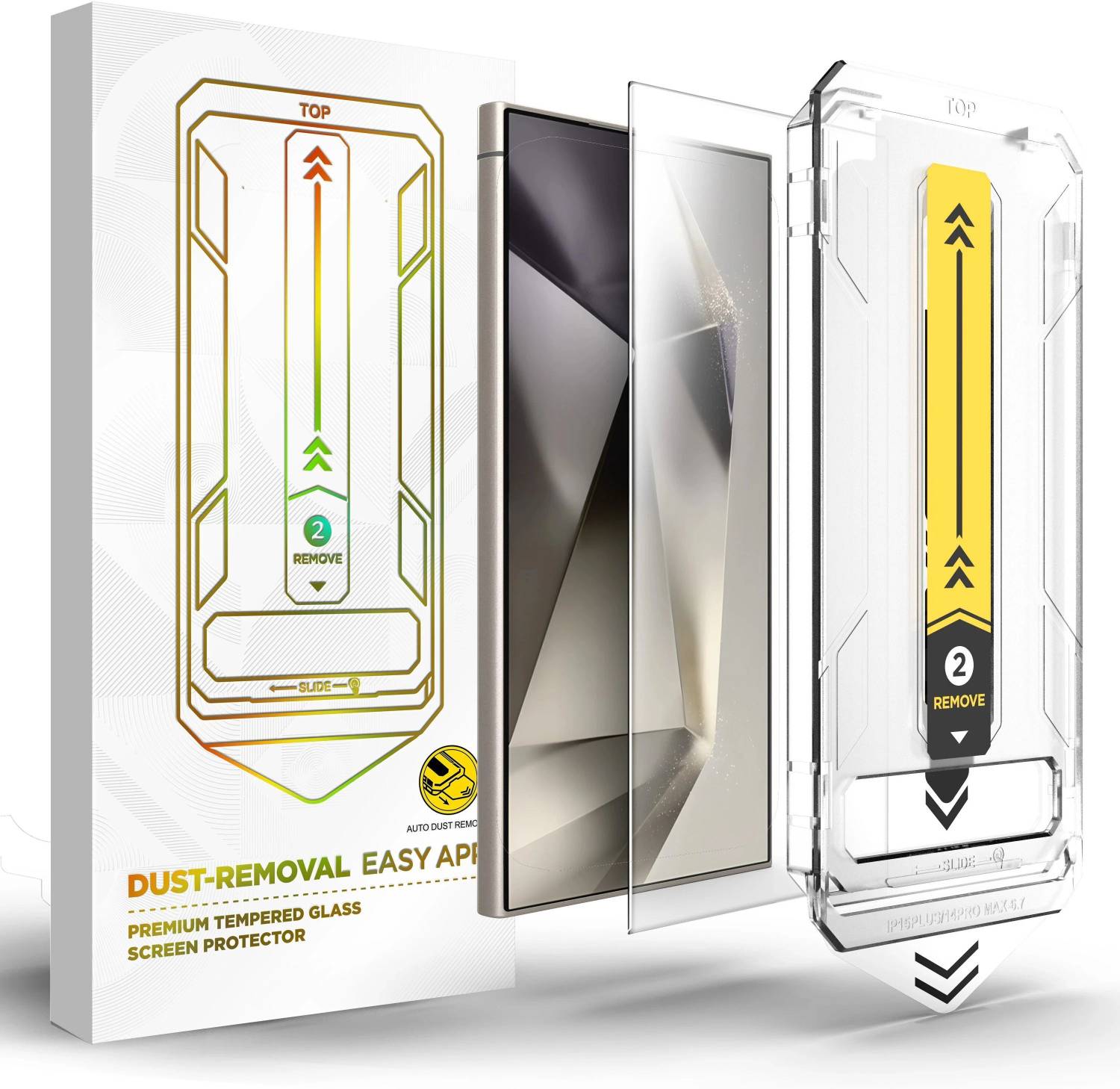 Martzilla Tempered Glass Guard for Samsung Galaxy S24 Ultra (Pack