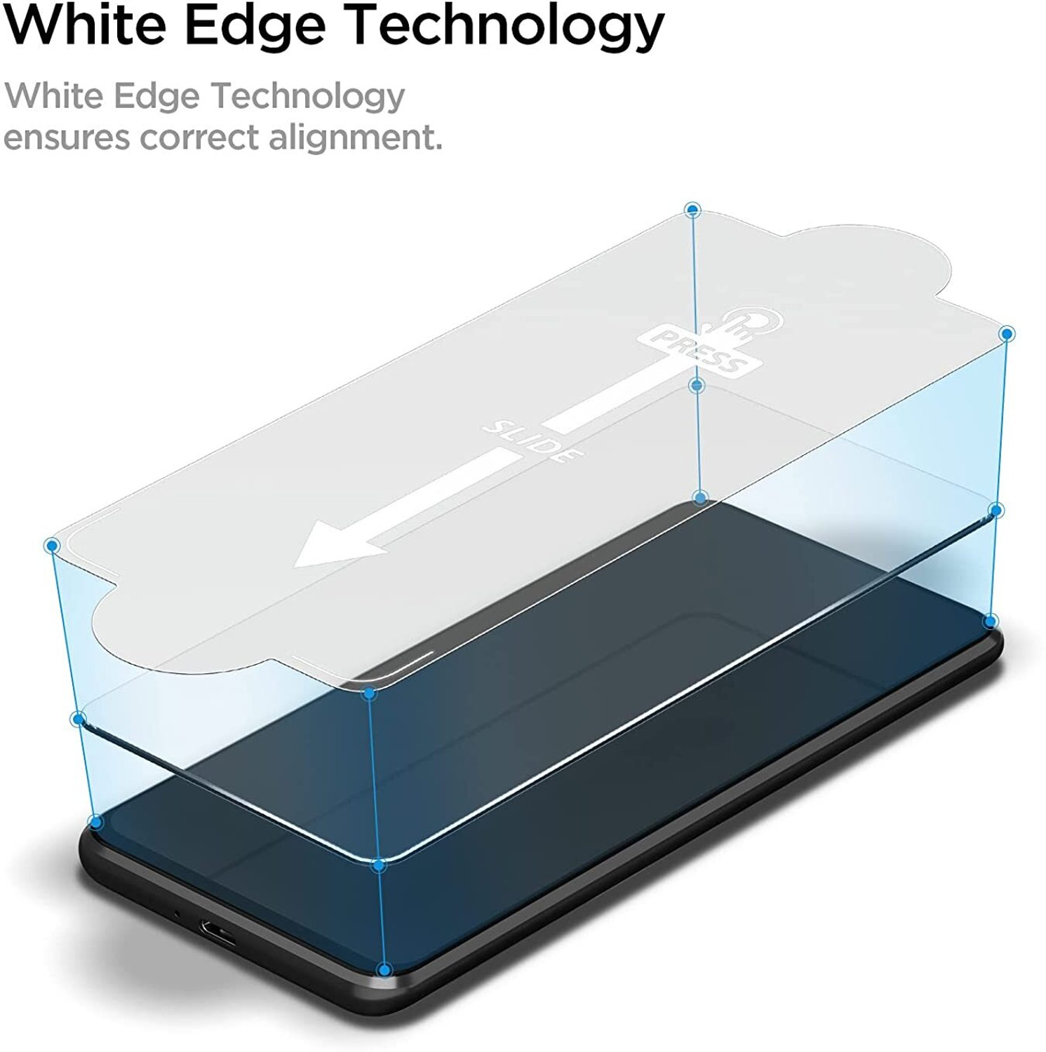 Image of Spigen Tempered Glass Guard for Redmi Note 11 (Pack of 2)