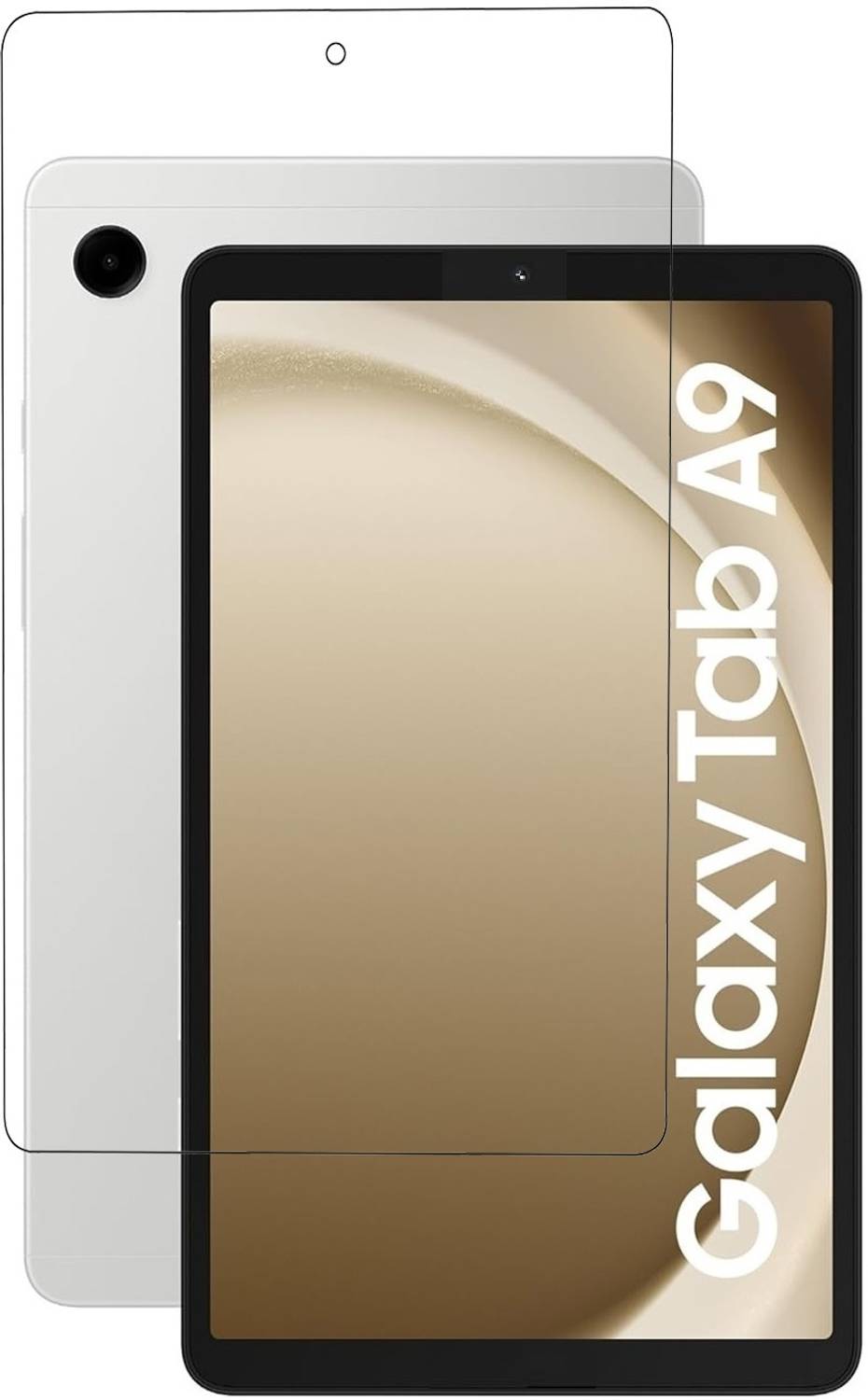 A-Allin1 Tempered Glass Guard for SAMSUNG Galaxy Tab A9 8.7 Inch (2023), High-Transparency provides you high-definition clear viewing