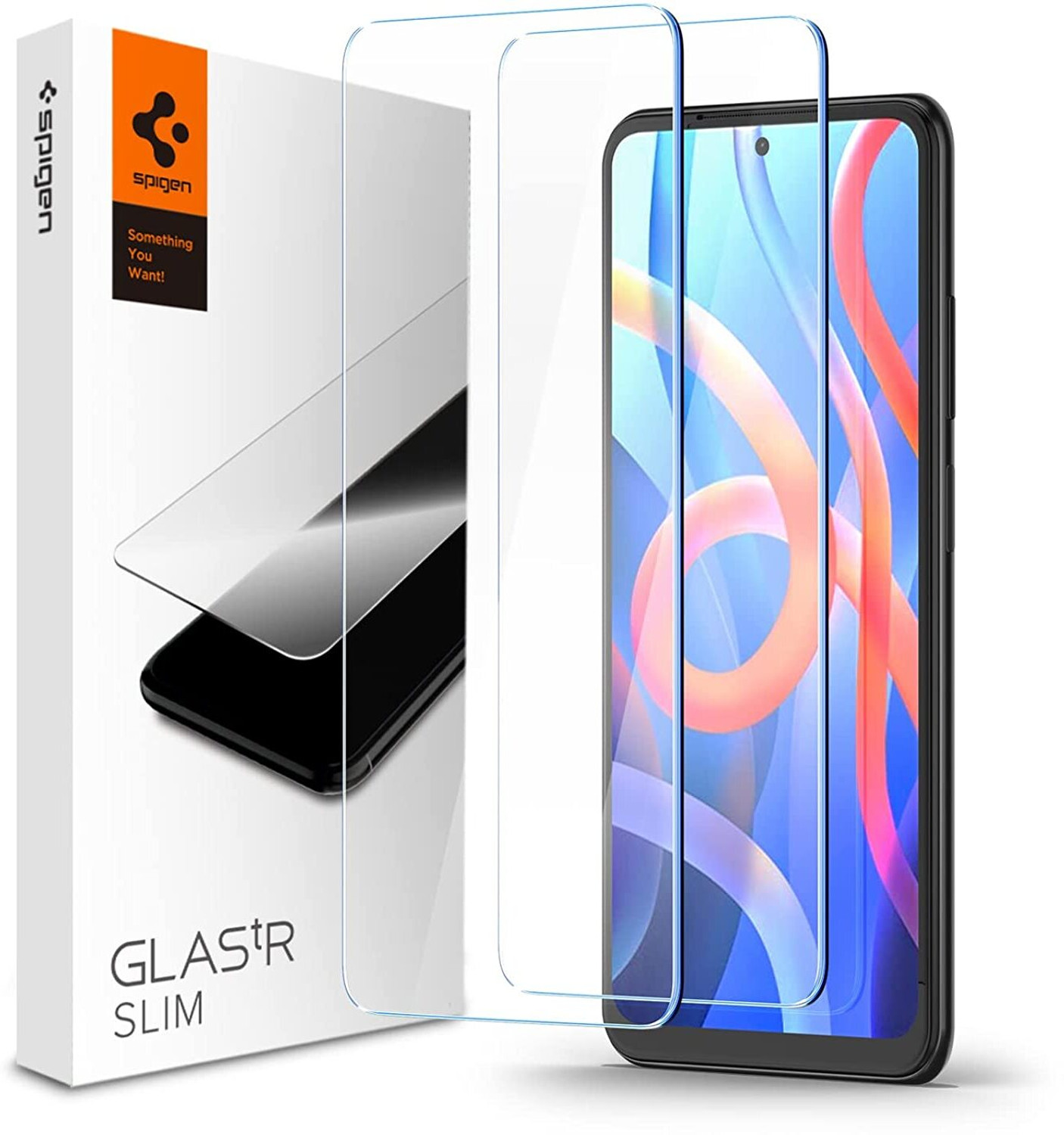 Image of Spigen Tempered Glass Guard for Redmi Note 11 (Pack of 2)