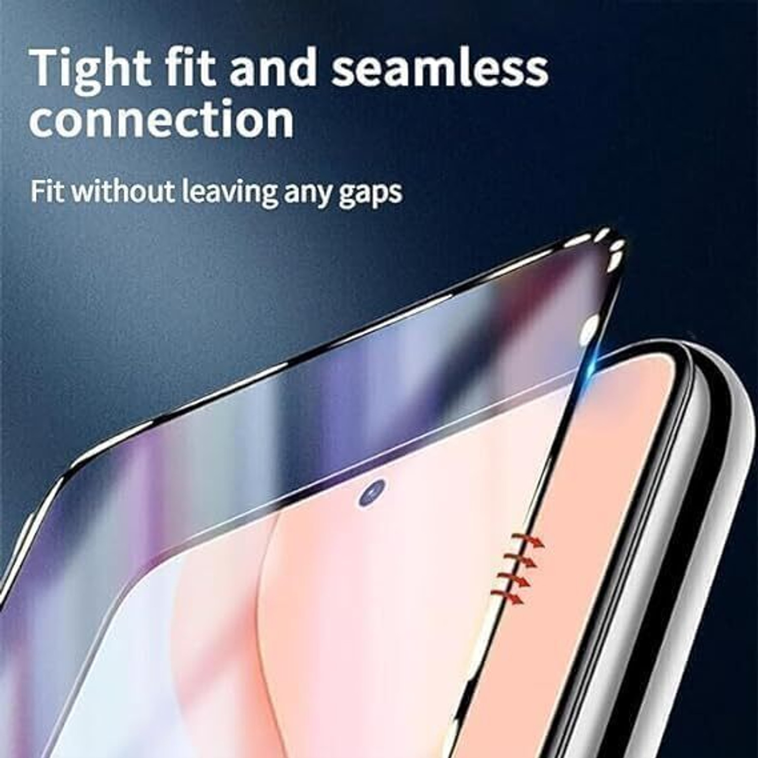 Image of WonRia Edge To Edge Tempered Glass for Vivo X200T, Vivo X200T 5G, With Camera Lens Protector