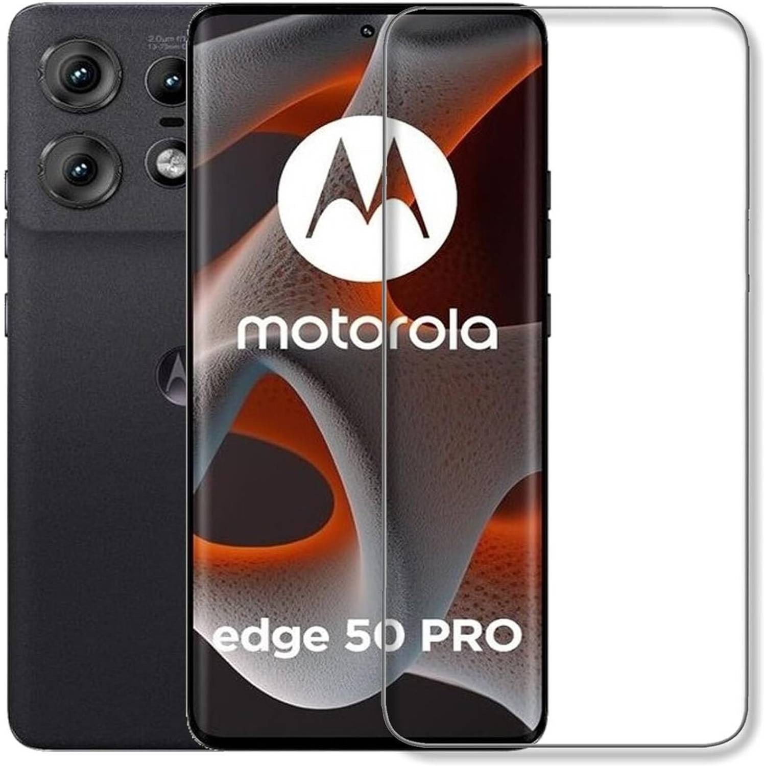 AKSHUD Edge To Edge Tempered Glass for MOTOROLA Edge 50 Pro 5G (P