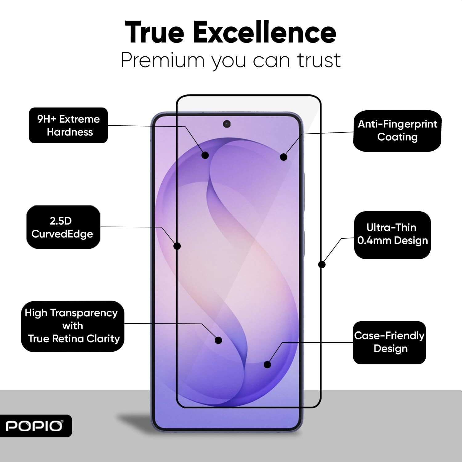 Image of FABEKEE Tempered Glass Guard for Compatible for Samsung Galaxy S26 Ultra 5G Tempered Glass Screen Protector Front And Back Screen Guard With camera lens protector