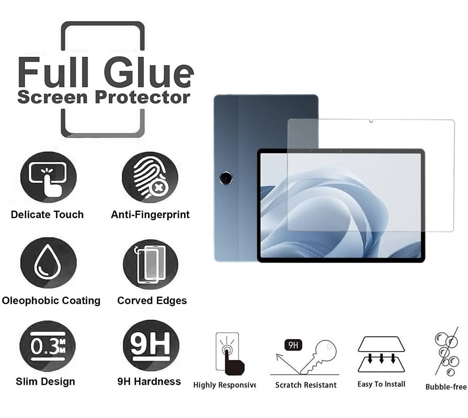 Vetrivel Tempered Glass Guard for Oppo Pad SE 11 inch Pack of 1 - Image 2
