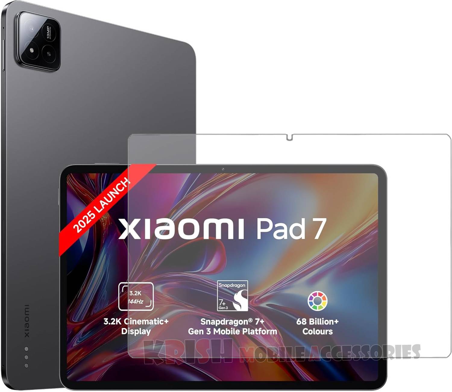 A-Allin1 Tempered Glass Guard for Xiaomi Pad 7 tab 11.2 inch, Screen Protector Slim 9H Hard 2.5D