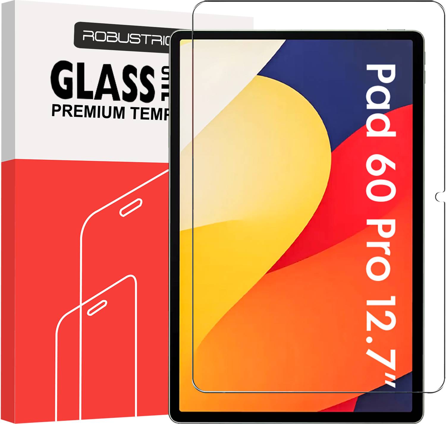 ROBUSTRION Tempered Glass Guard for Moto Pad 60 Pro 12.7 inch