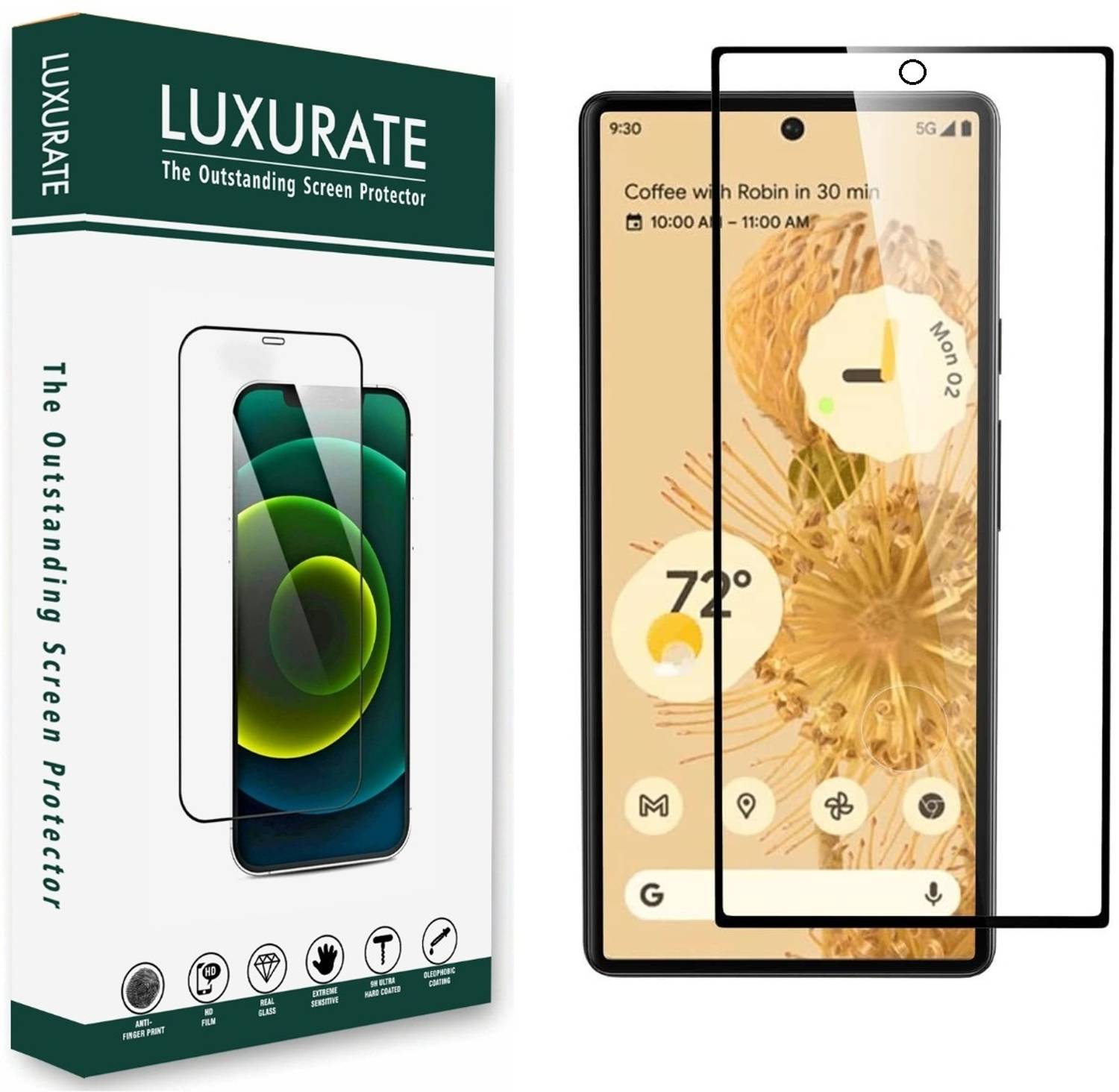 LUXURATE Tempered Glass Guard for Google Pixel 7