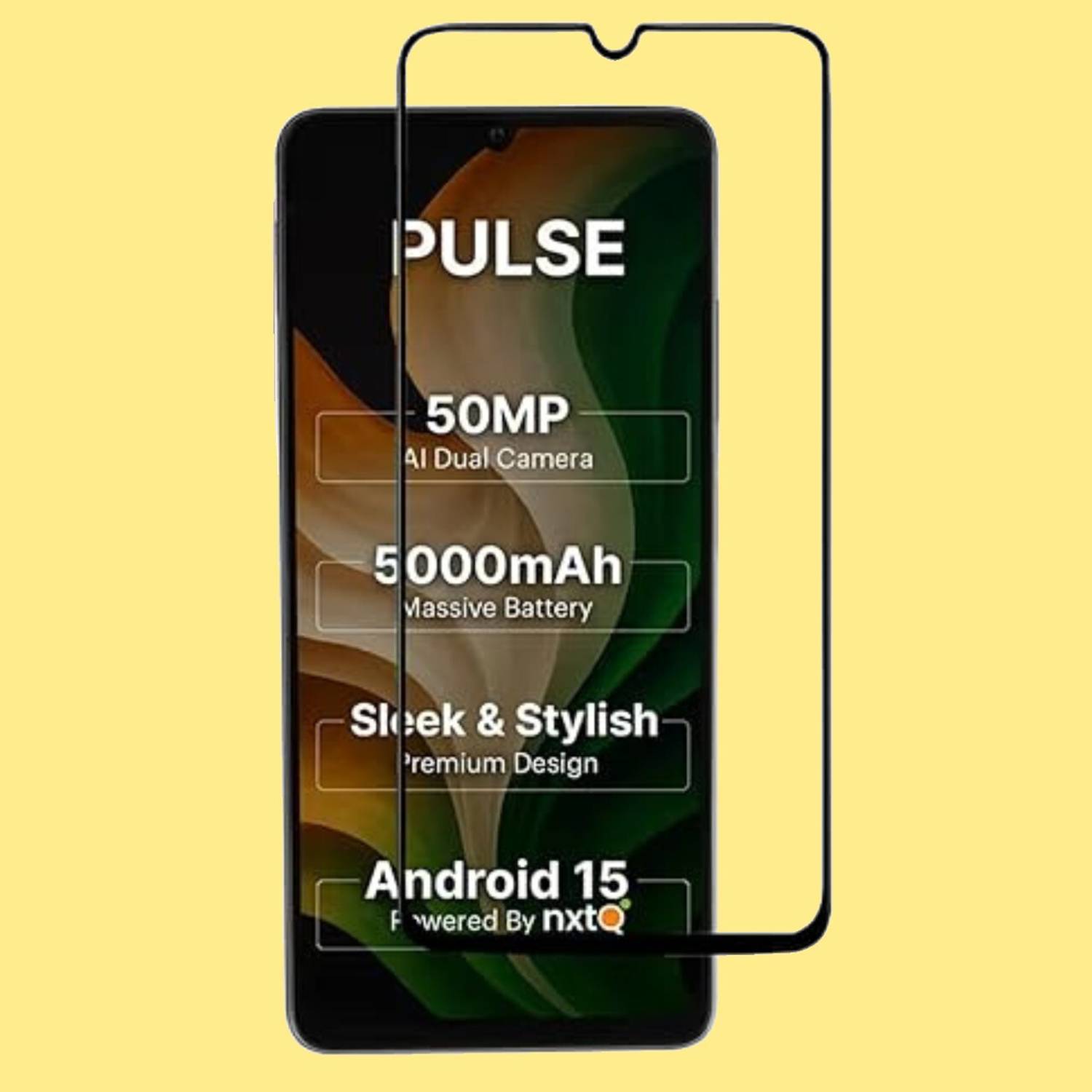 GORILLA FIVE Edge To Edge Tempered Glass for Ai+ Pulse