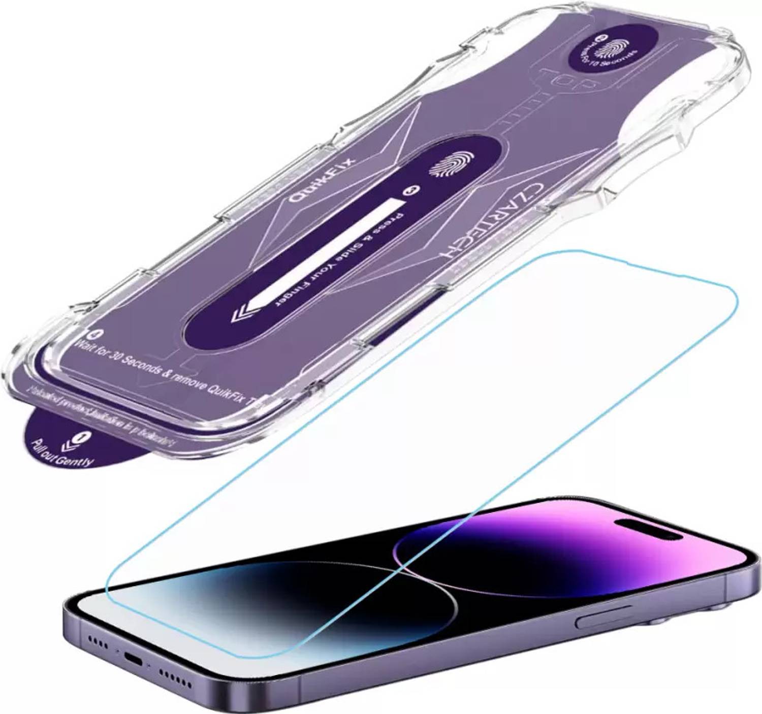 GORILLA PRO Screen Guard with Applicator Kit for Apple iPhone XS (With Easy Applicator)