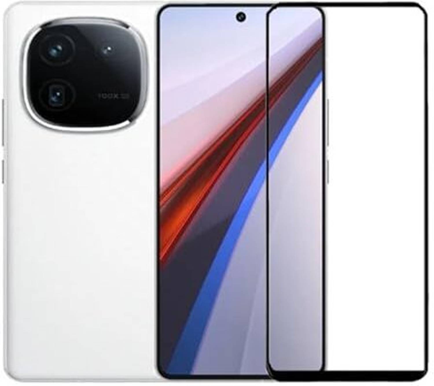 ALFA URBAN Tempered Glass Guard for IQOO 12 5G / Neo 9 / NEO 9 Pro 5G Edge To Edge HD+ Tempered Glass Full Screen Coverage with Easy Installation