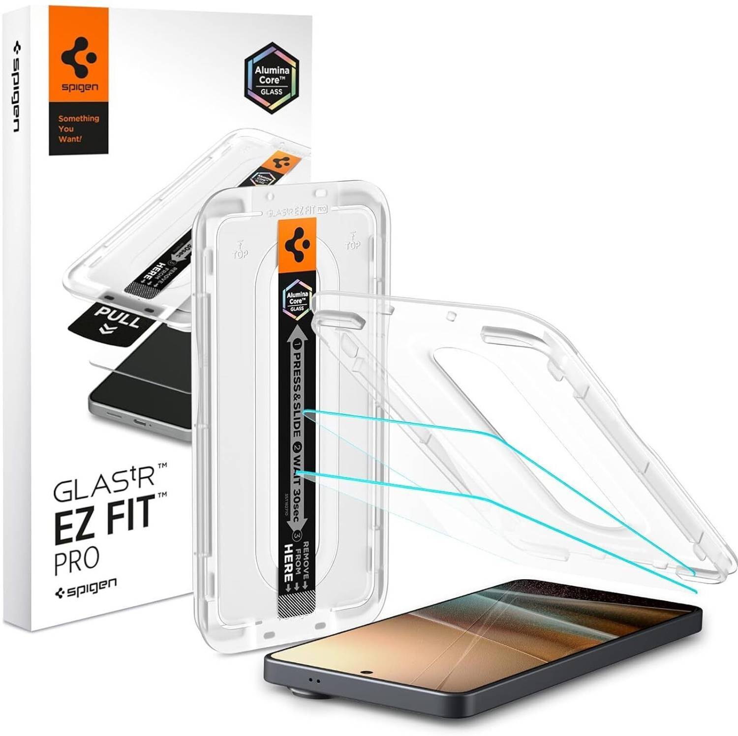 Spigen Tempered Glass Guard for Galaxy S26 Plus (Pack of 2)