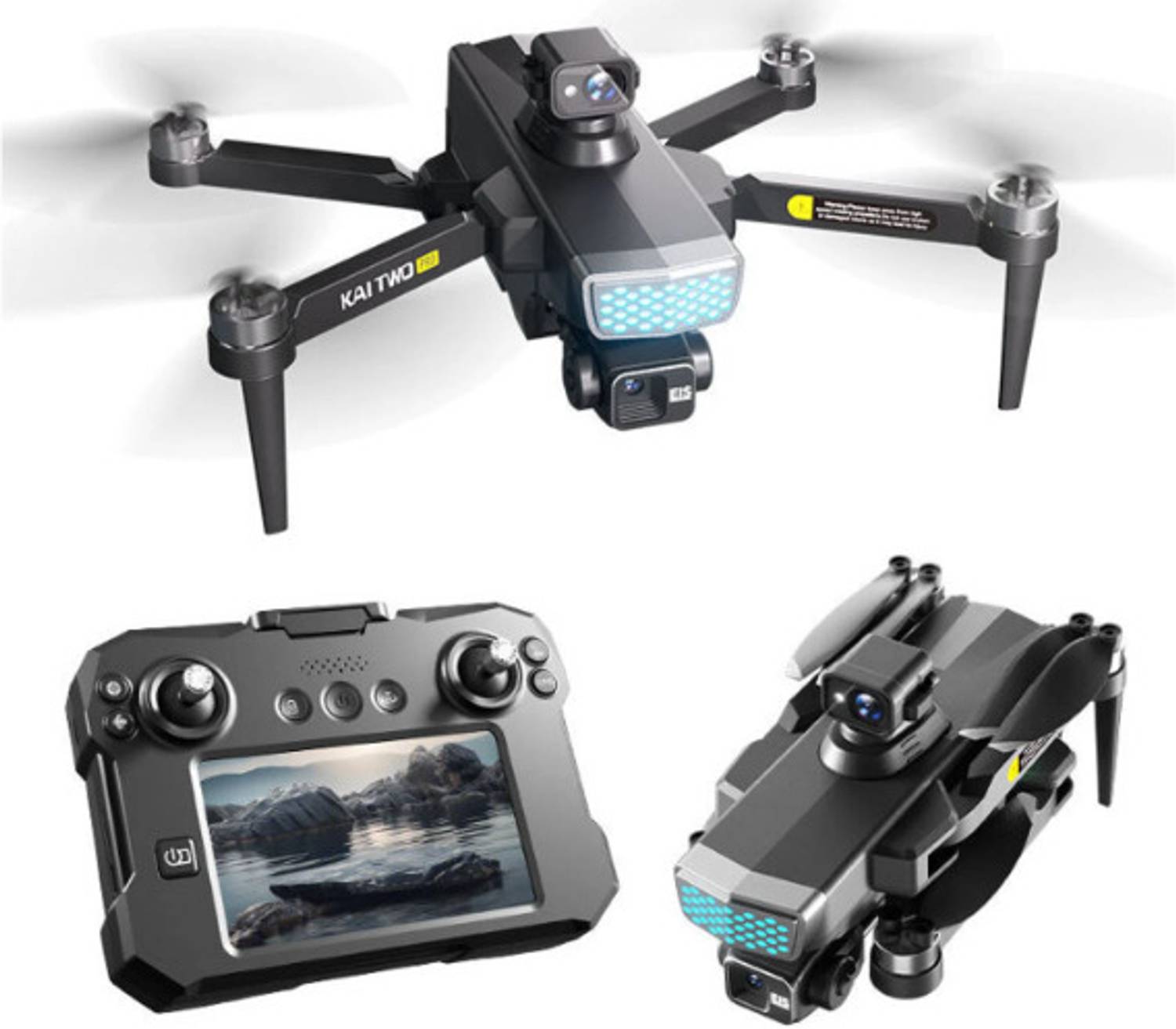 VD Enterprise Tempered Glass Guard for Confiavel M9 Brushless Foldable 6-Axis Gyro UAV Aerial Photography 480p Screen Control Drone..