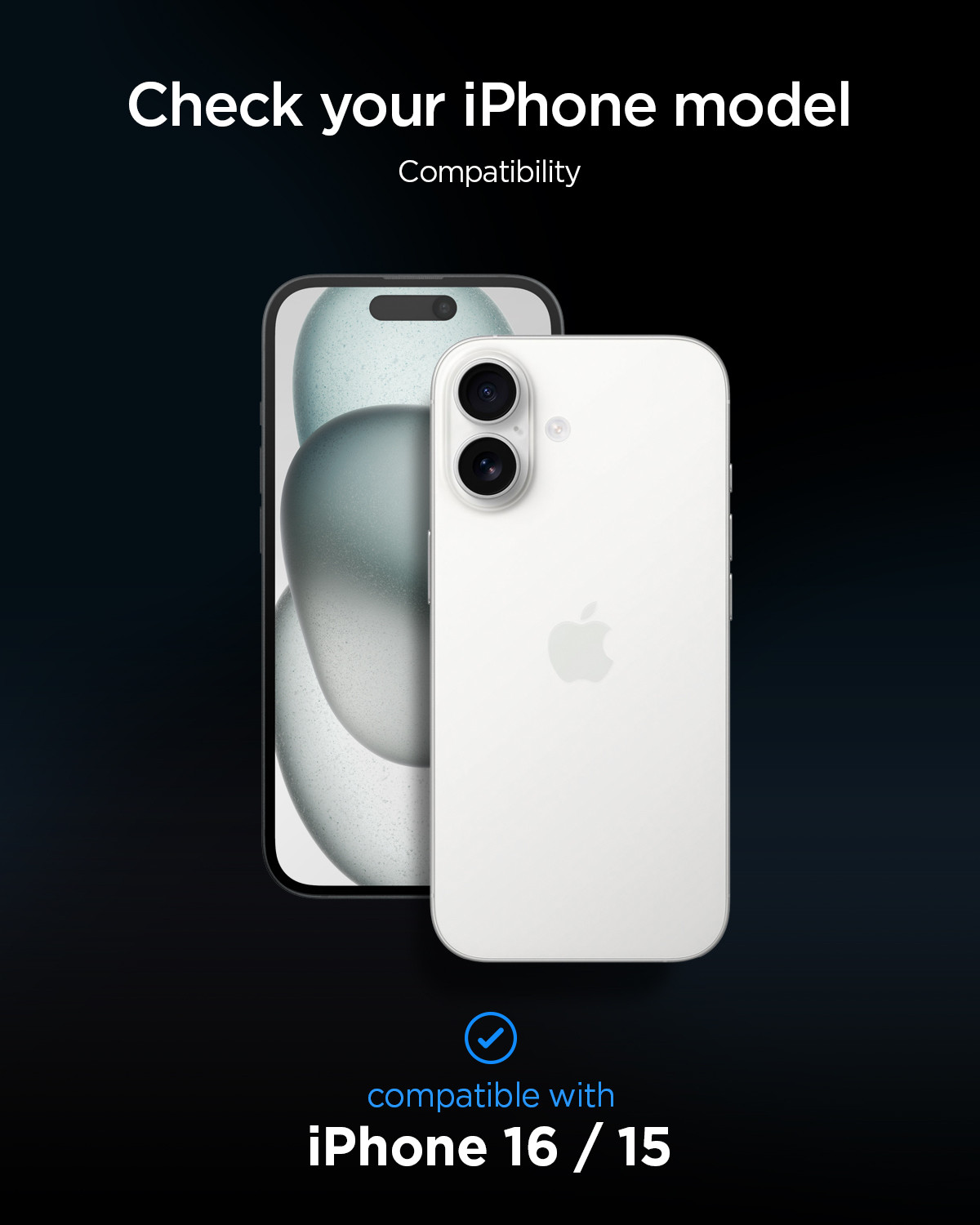 Image of Spigen Tempered Glass Guard for iPhone 16, Apple iPhone 15