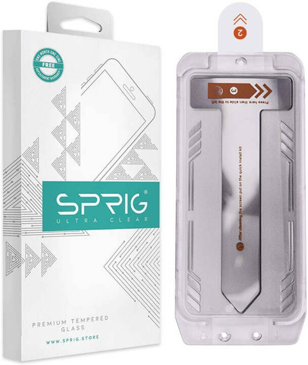 Image of Sprig Screen Guard with Applicator Kit for Apple iPhone 15 Pro, iPhone 15 Pro, 15 Pro