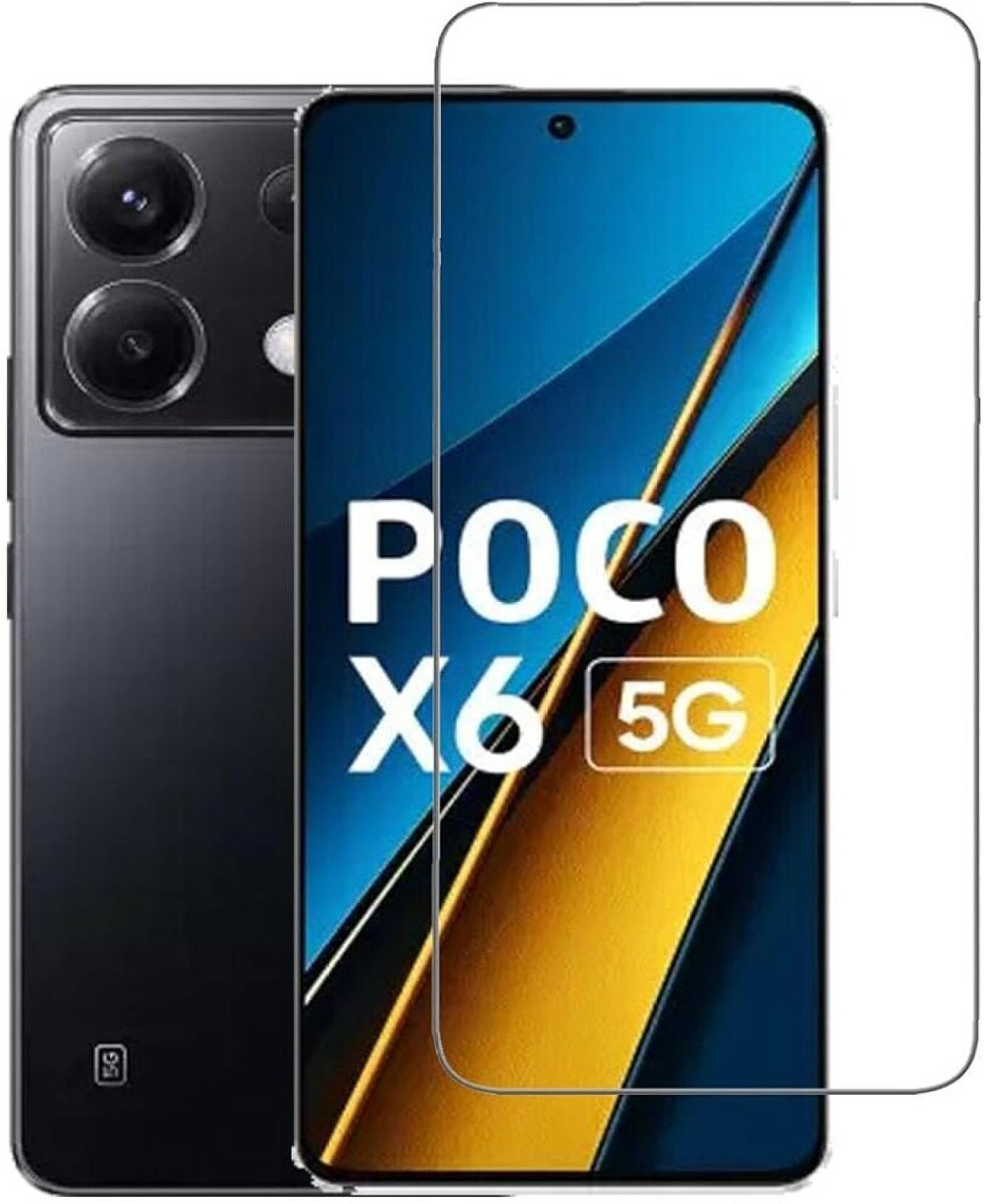 Image of DMJHP Tempered Glass Guard for POCO X6 5G