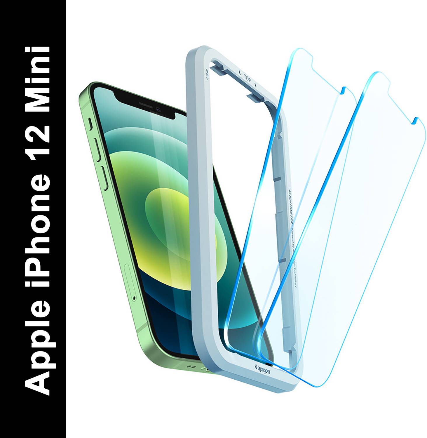 Spigen Tempered Glass Guard for Apple iPhone 12 mini (Pack of 2)