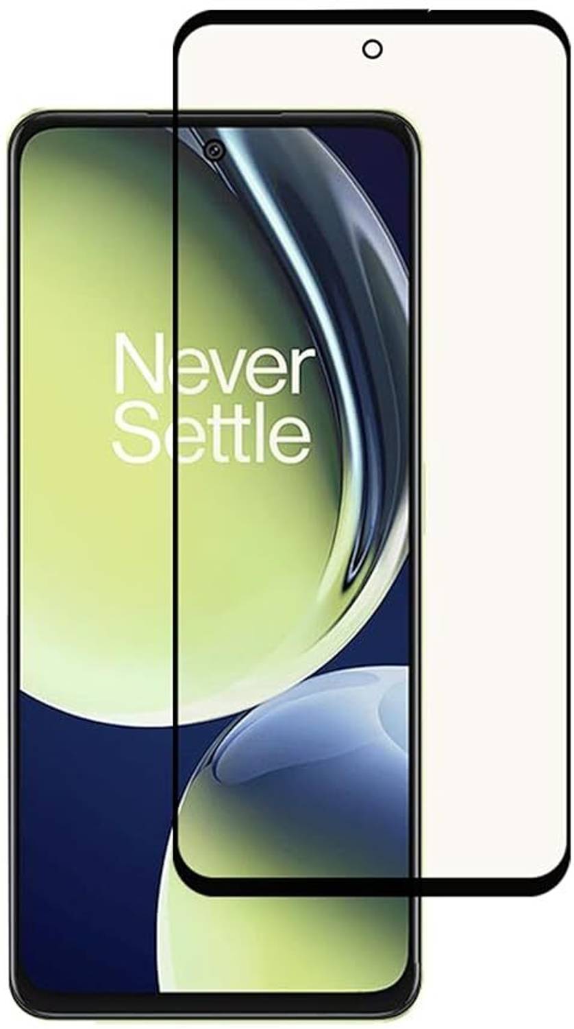 ALFA URBAN Tempered Glass Guard for OnePlus Nord CE 3 Lite 5G / Realme Narzo N55 / C55 Edge To Edge HD+ Tempered Glass Full Screen Coverage with Easy Installation