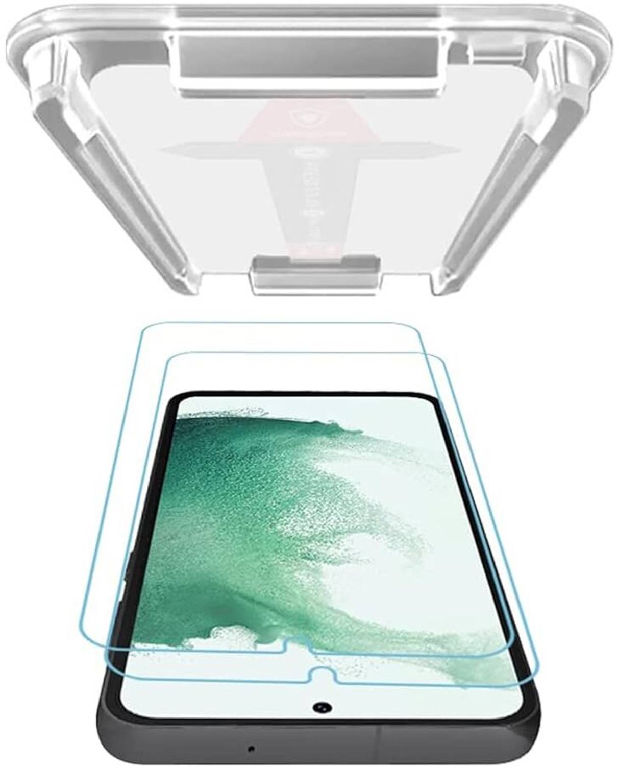 Kapaver Tempered Glass Guard for Samsung Galaxy S22 Plus (Pack of
