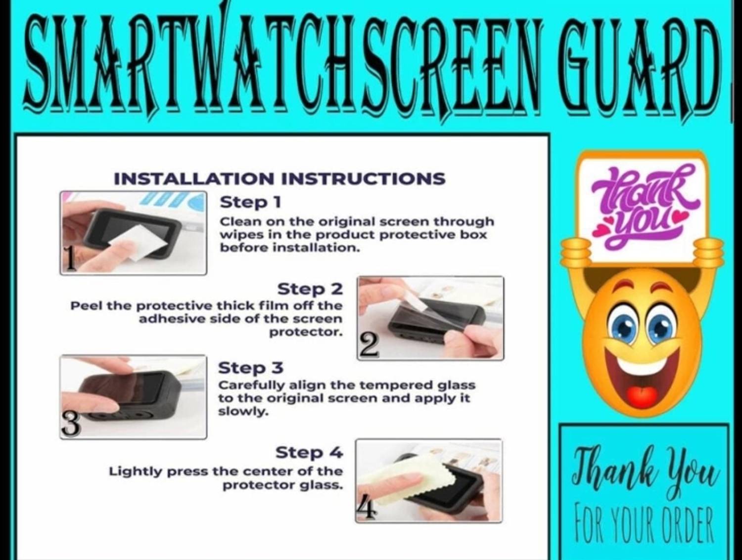 DOWRVIN Tempered Glass for Timex Fitgen Smart Watch (Pack of 3) - Image 3